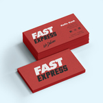 Business Cards - Premium colored paper - Red