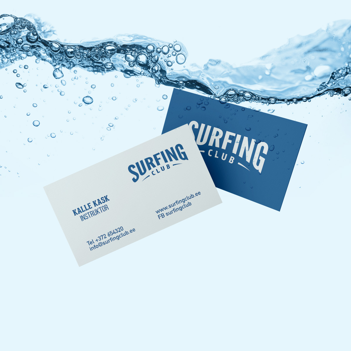 Vedenpitävät käyntikortit