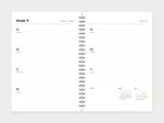 Weekly planner 2027 – classic style, week on two pages