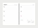 Veckokalender 2027 – klassisk stil, vecka per uppslag