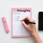 A5 notepad, all corners rounded