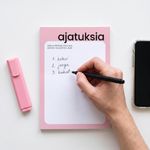 A5-muistilehtiö, kaikki kulmat pyöristetty