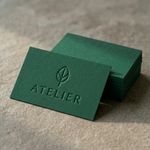 Roheline paber 320 g, surutrükk