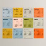 Julistekalenteri 2027 – kaikki 12 kuukautta