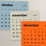 Affischkalender 2027 – oktober, november, december