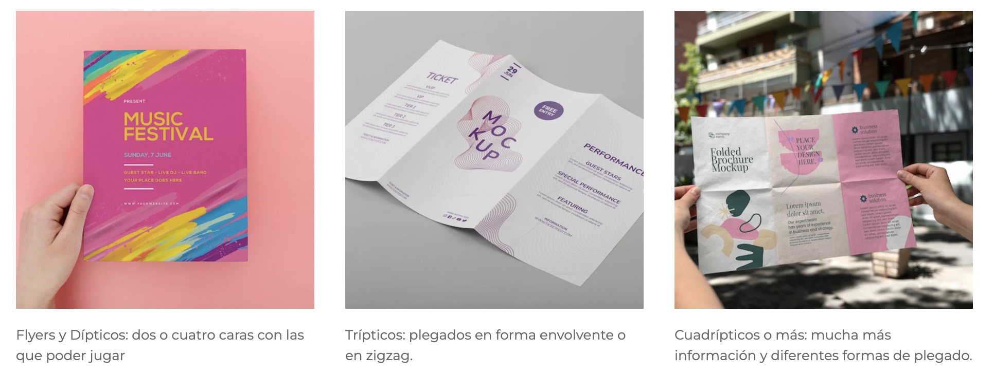 Flyers y folletos