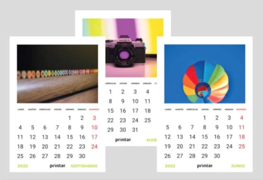 Calendários de parede