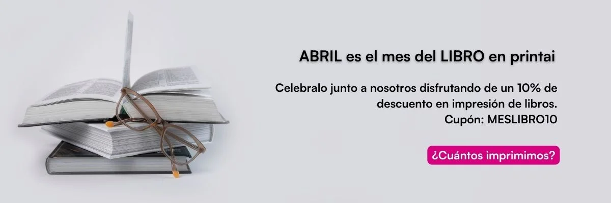 Abril, mes del libro en printai