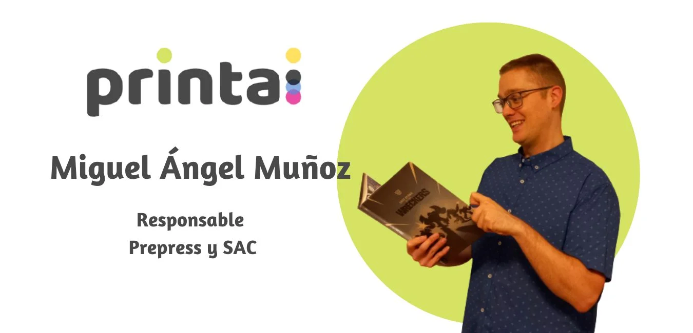 Miguel Ángel Muñoz, responsable de prepress y SAC