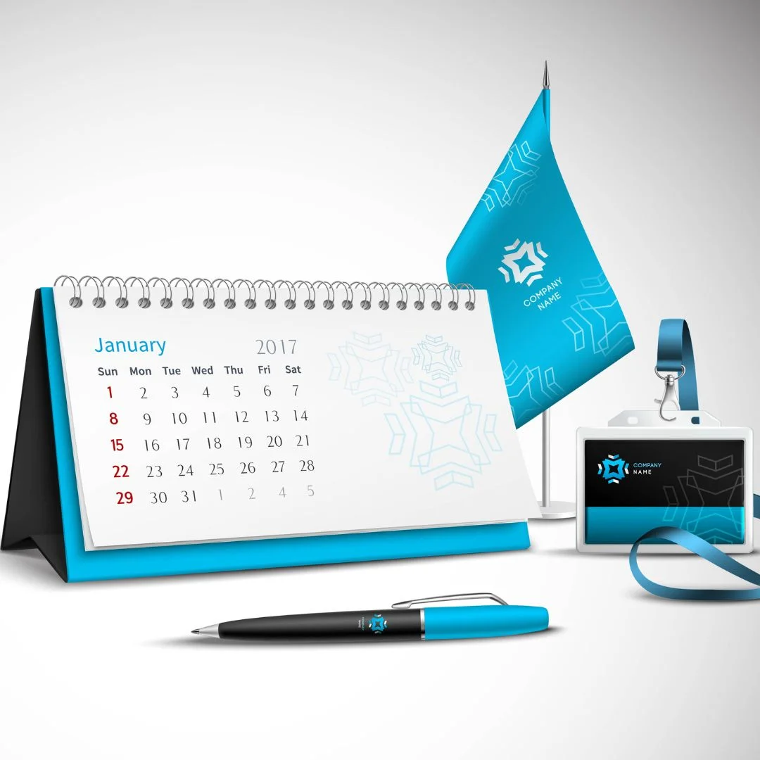 Pedaços de um pacote de boas-vindas