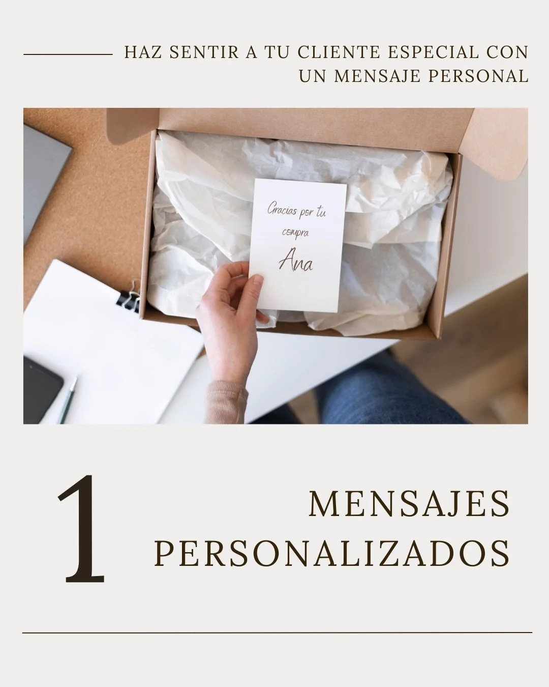 Mensajes personalizados