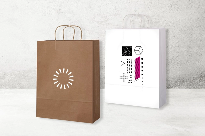 Bolsa de papel personalizada