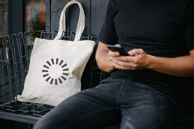 Bolsa de tela con impresión DTF