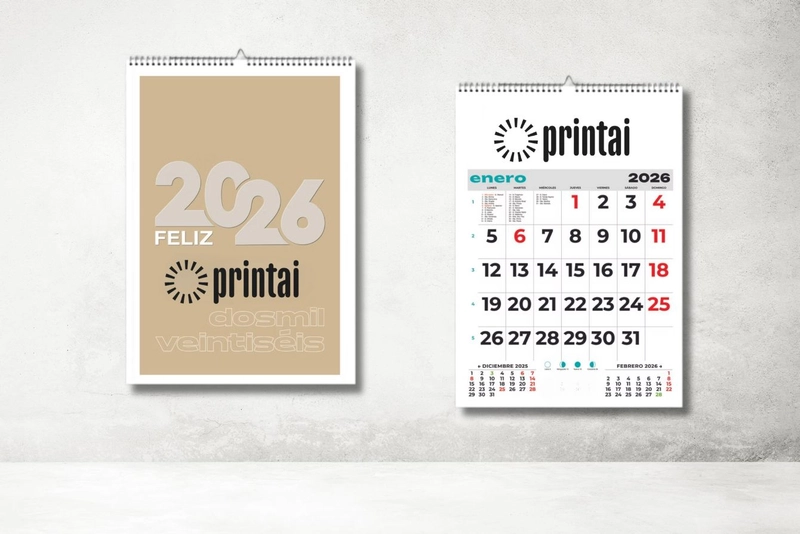 Calendário de parede