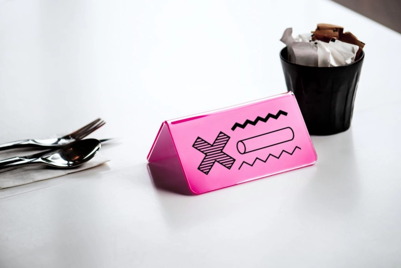 Carteles para mesa PVC