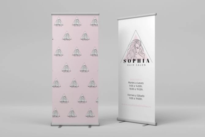 Rollup fabricado en España e impreso  por tu imprenta online de confianza