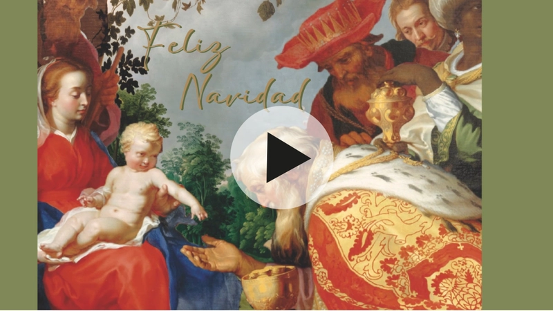DIGITAL VIDEO ADORATION OF THE MAGI. ABRAHAM BLOEMAERT