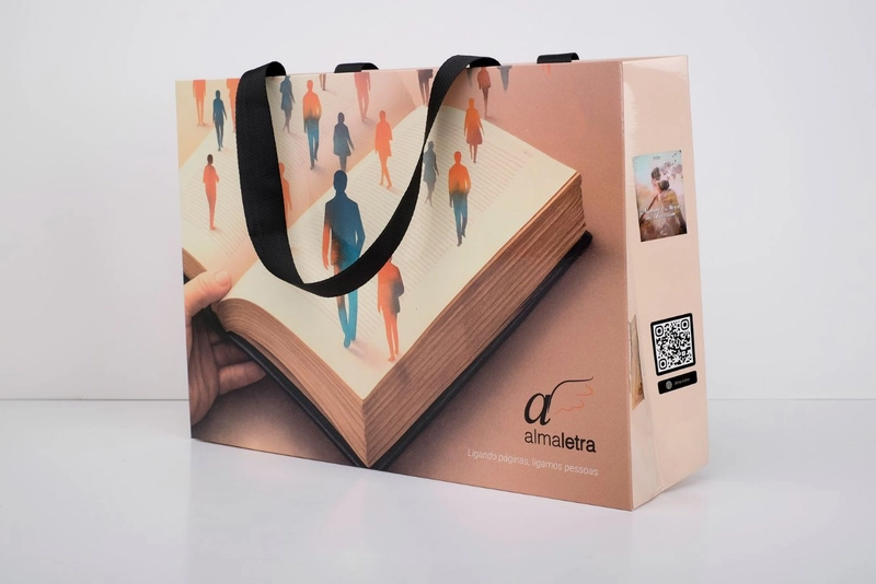 Bolsa de papel de lujo personalizada