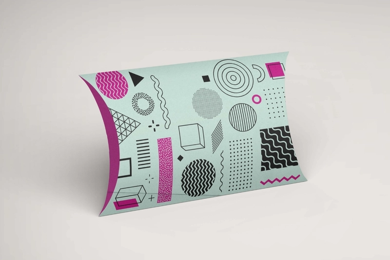 Cajas almohada fabricadas en España e impreso por tu imprenta online de confianza