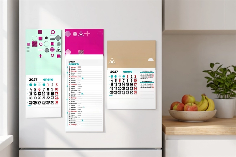 Calendarios de pared  personalizados impreso en españa por tu imprenta online de confianza