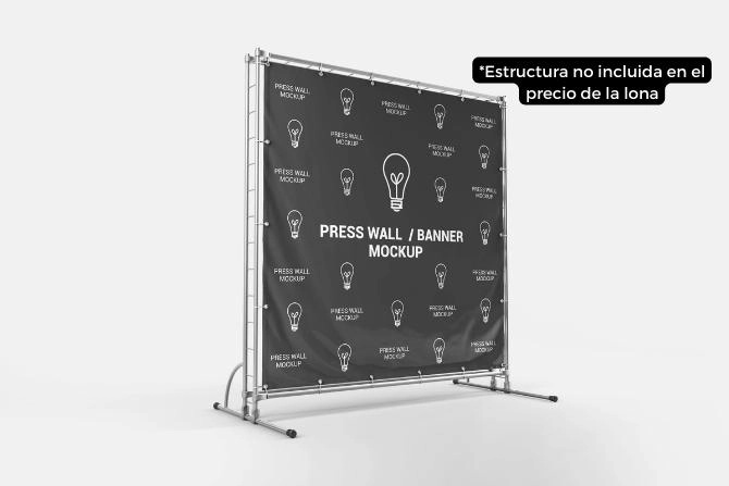 Lona frontlit para imprimir vallas publicitariaspor tu imprenta online de confianza