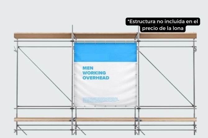 Lona microperforada para imprimir vallas publicitarias 