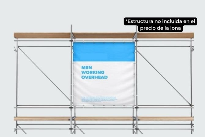 Lona microperforada para imprimir vallas publicitarias 