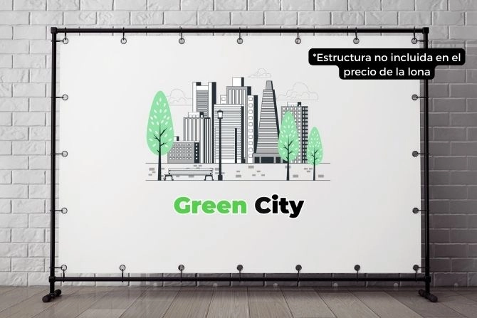 Lona de poliester ecológico impreso en españa por tu imprenta online de confianza