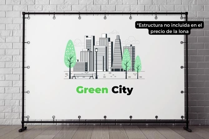 Lona de poliester ecológico impreso en españa por tu imprenta online de confianza