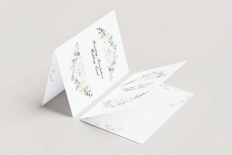 Tarjetones e invitaciones con hendido fabricados en españa por tu imprenta sostenible
