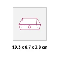 17,0 x11,2 x 4,8 cm