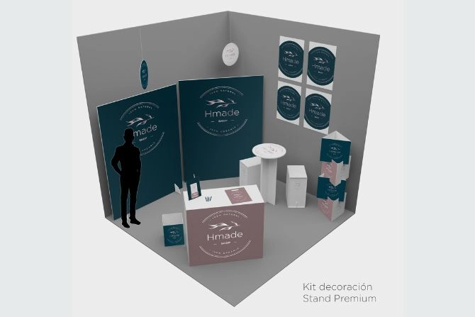 stand premium personalizado hmade