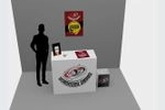 Stand pequeño pizza