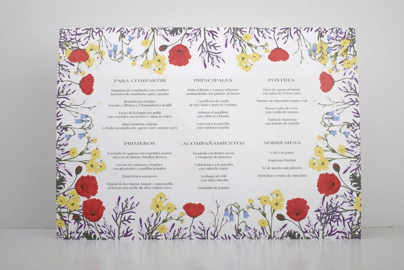 mantel de papel