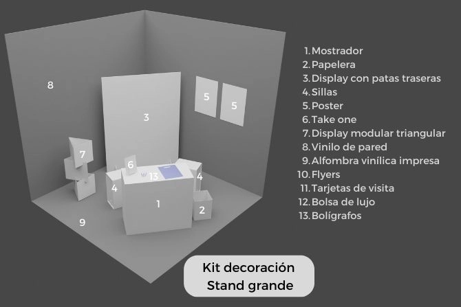 stand feria grande piezas