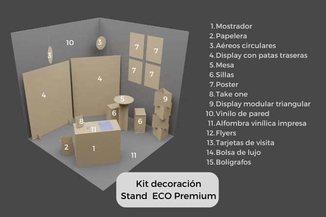 stand premium eco piezas