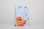 Table tent cartulina
