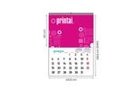 calendario faldillas 43,5 x 59,5