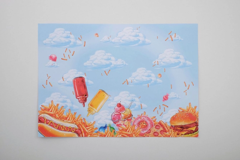 mantel de papel