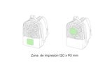 mochila 2 colores zona marcaje
