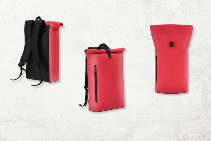 Mochila soft roja completa