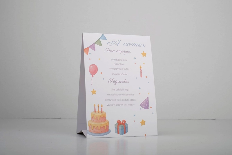table tent carton