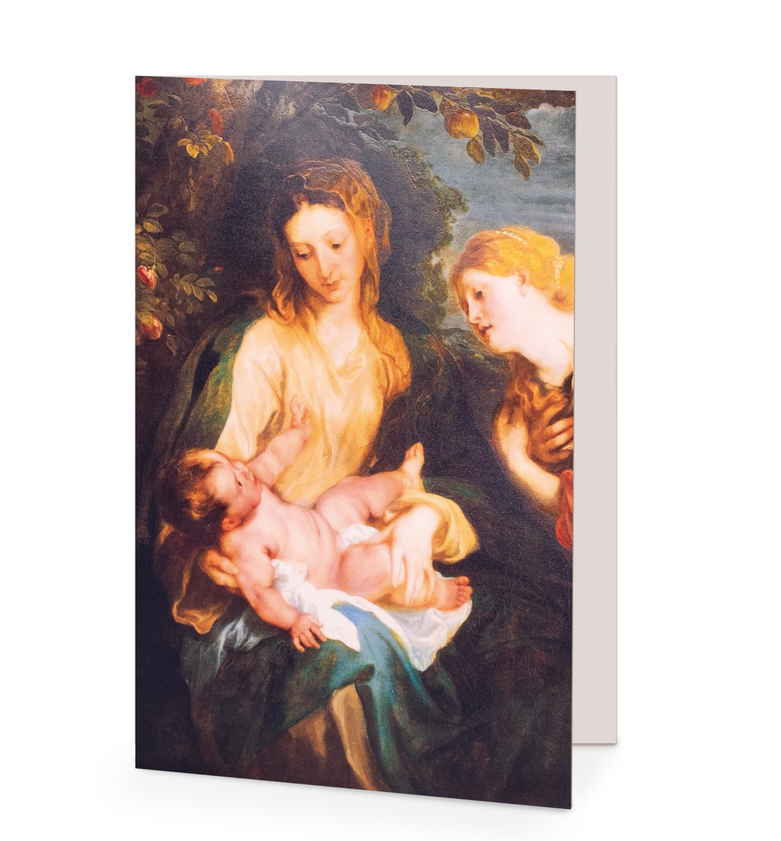 Virgen Y Niño Con Santa Catalina De Alejandría - Anthony van Dyck