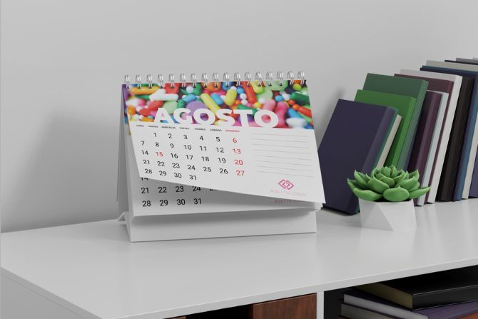 Calendarios sobremesa 100% personalizados Calendarios personalizados