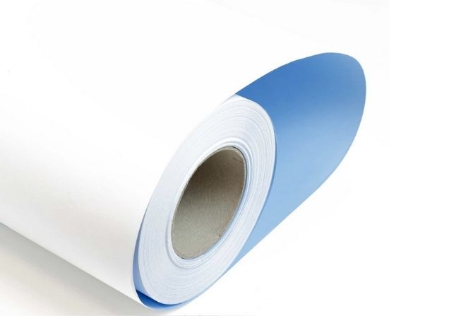 Lona fronlit 500gr Papel blue back para impresión de cartelería en printai