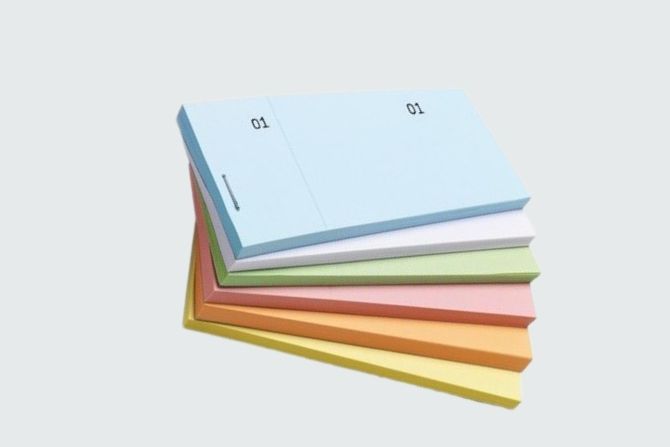 Talonarios grapados personalizados