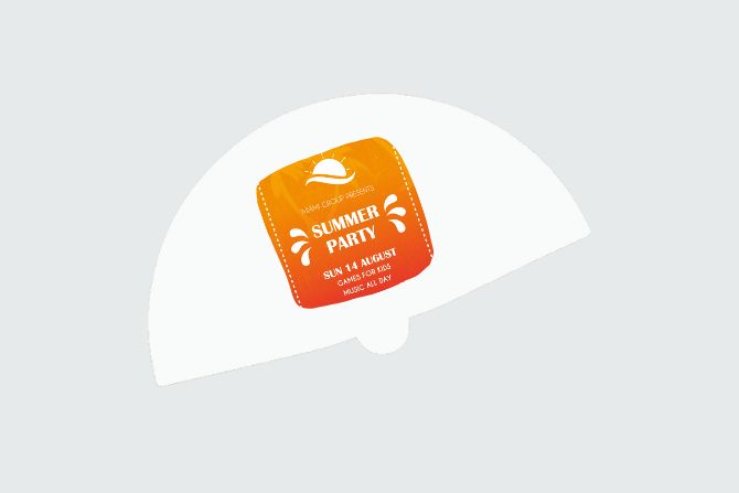 Abanico personalizable