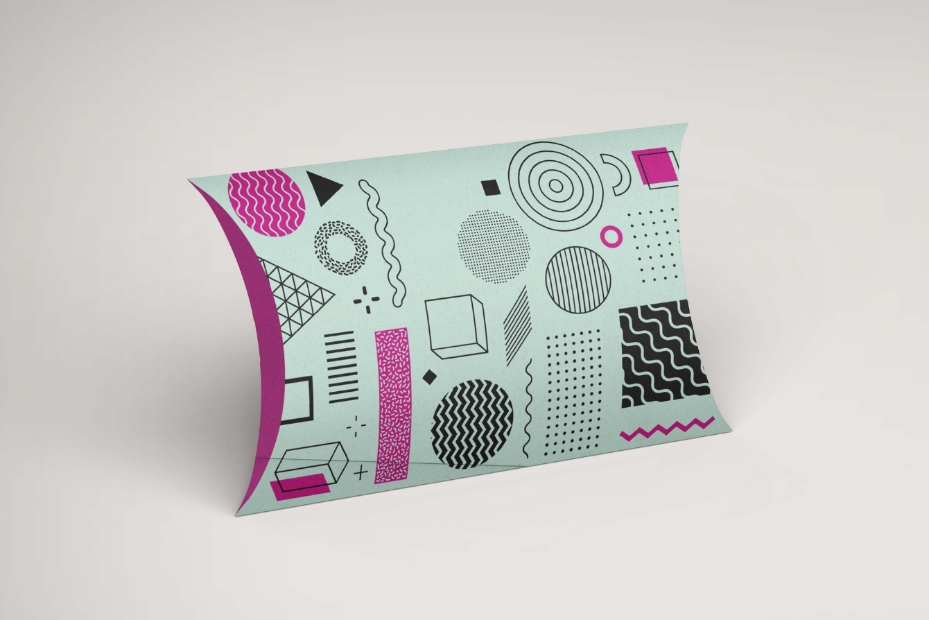 Cajas almohada fabricadas en España e impreso por tu imprenta online de confianza