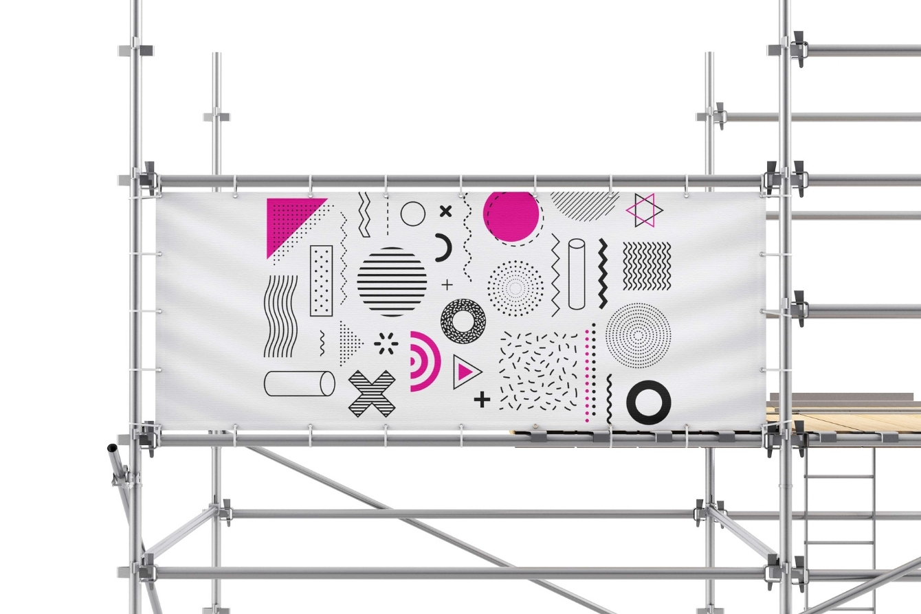 Lona microperforada para imprimir vallas publicitarias 