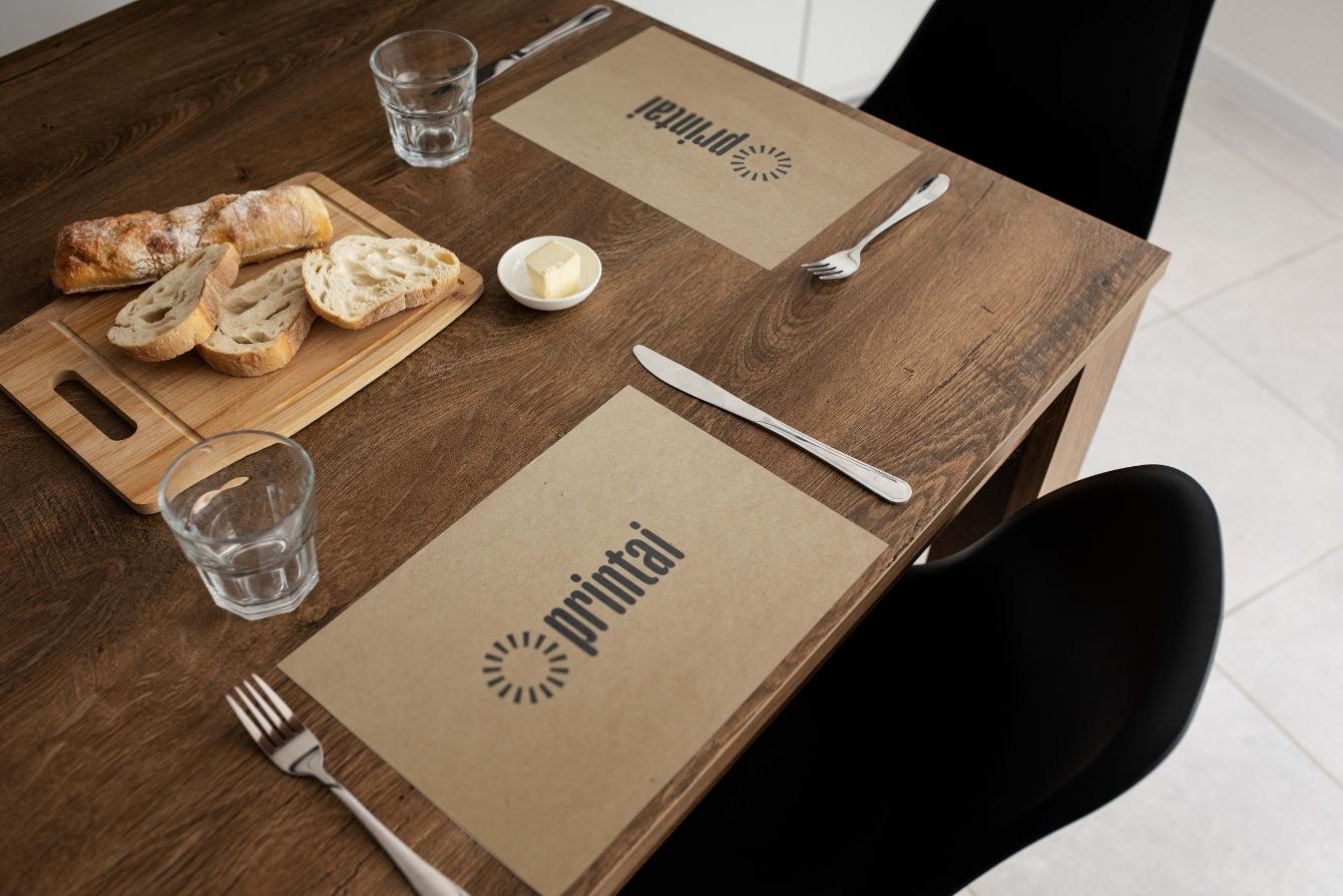 mantel individual de papel